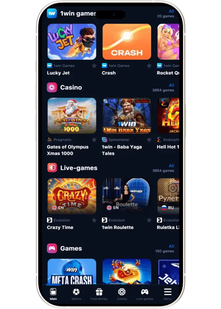 Providers of Live Games at 1win Casino